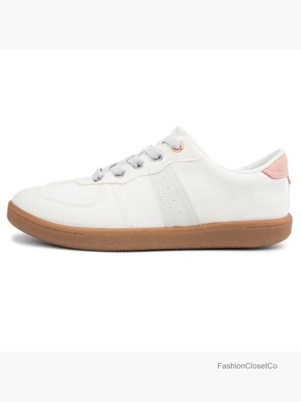 Slip On Canvas Fashion Sneakers - Comfortable Low Top Walking Tennis Shoes - Picture 4 of 7